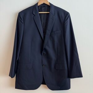 J.Crew Ludlow navy Italian wool double vent suit jacket size 44R